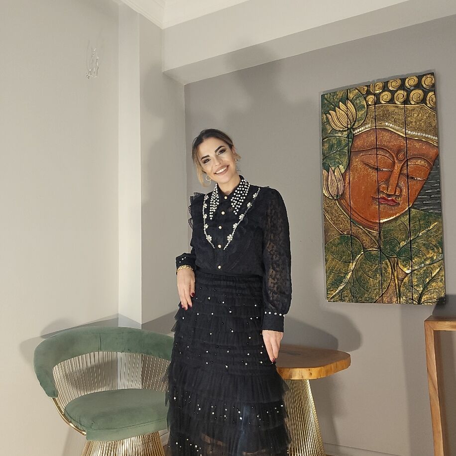 ithal tütü inci taş etek