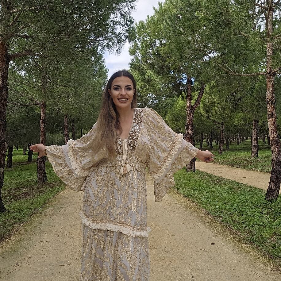 Yaldız Dokuma Elbise