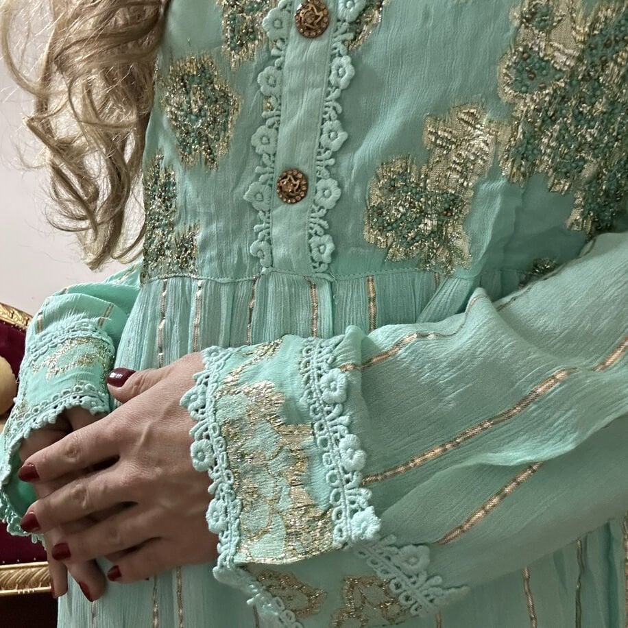 İthal Cam Göbeği Elbise