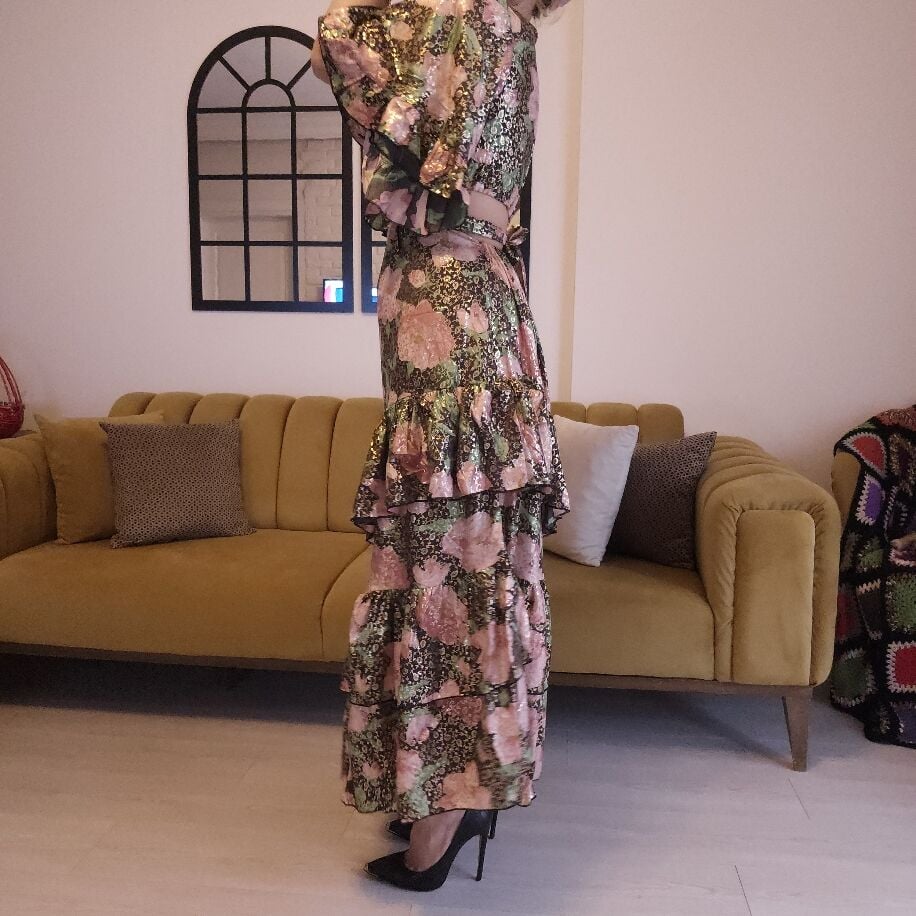 İthal Queen Elbise Siyah