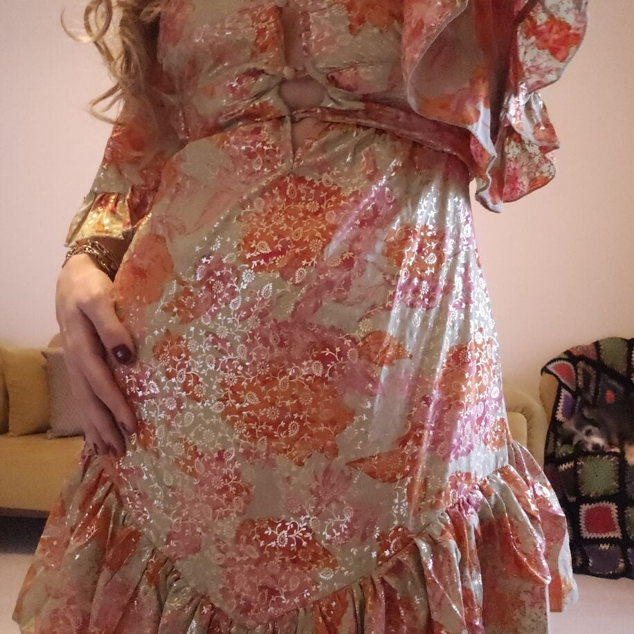 İthal Queen Elbise Yeşil