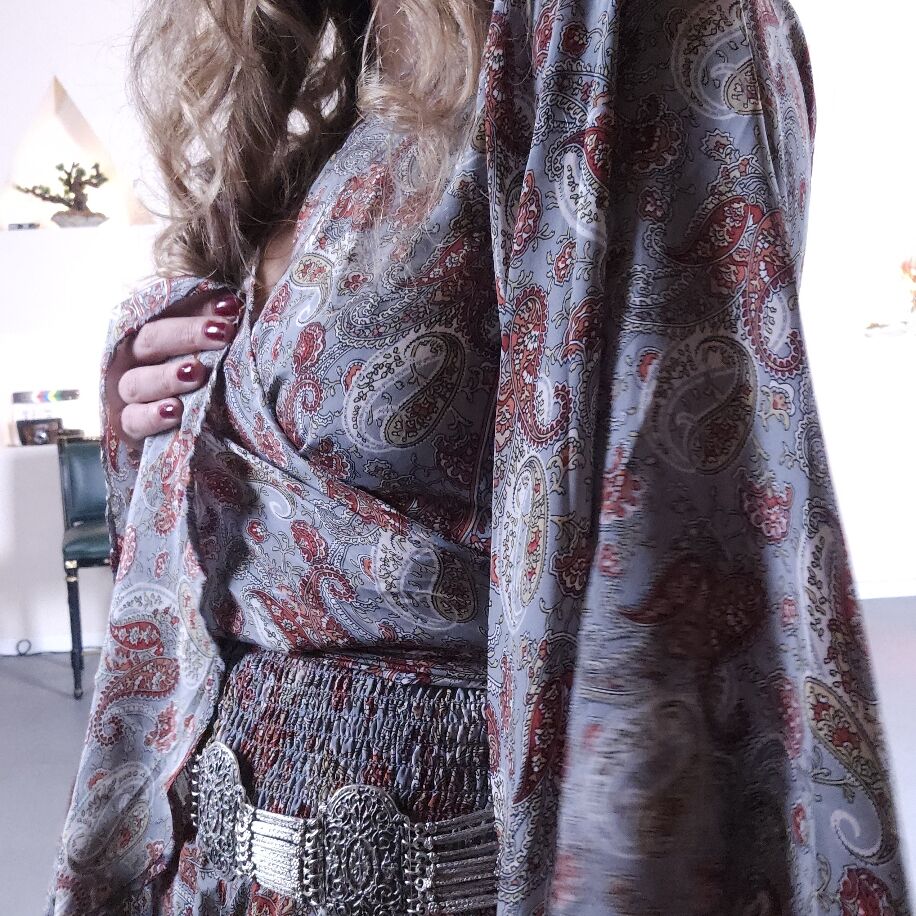 İthal İpek Pantolonlu Takım P2