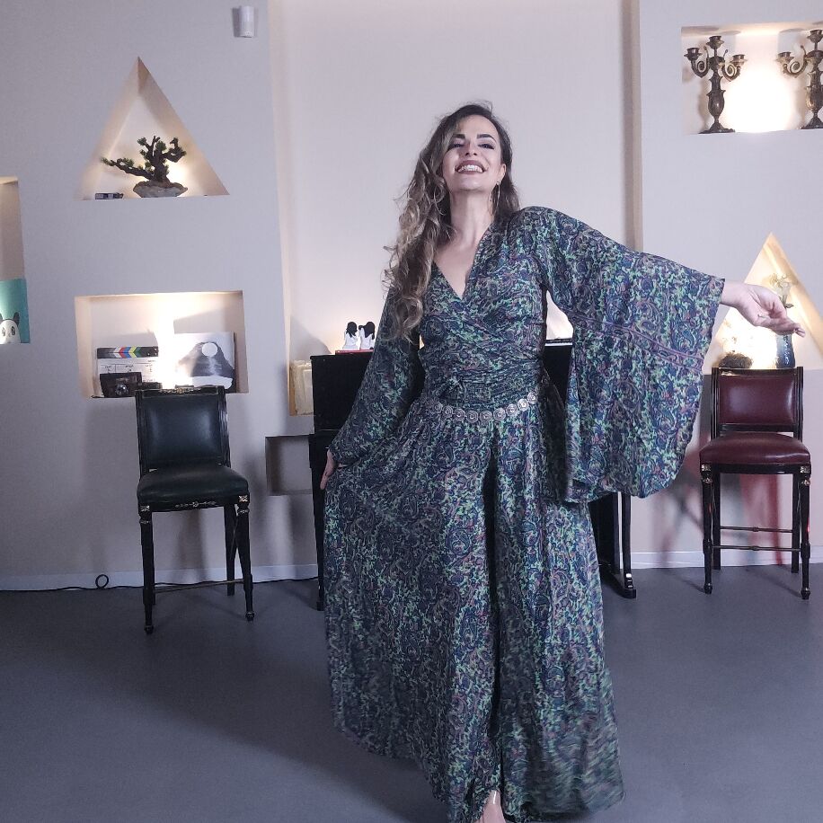 İthal İpek Pantolonlu Takım P7