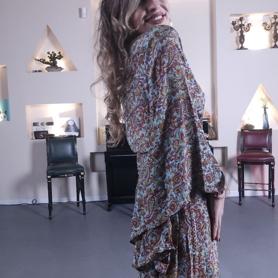 İthal İpek Pantolonlu Takım P8