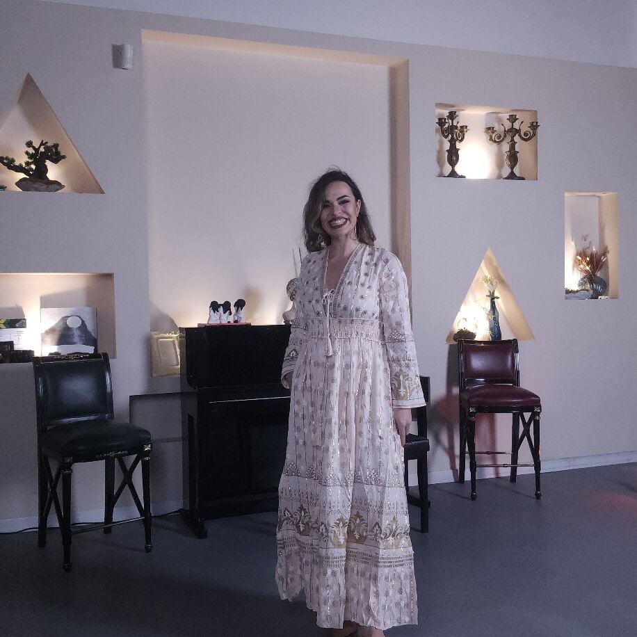 İthal Cepli Boho Elbise Pembe