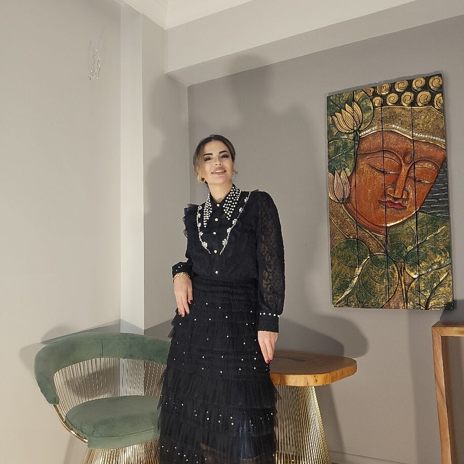 İthal inci taş gömlek