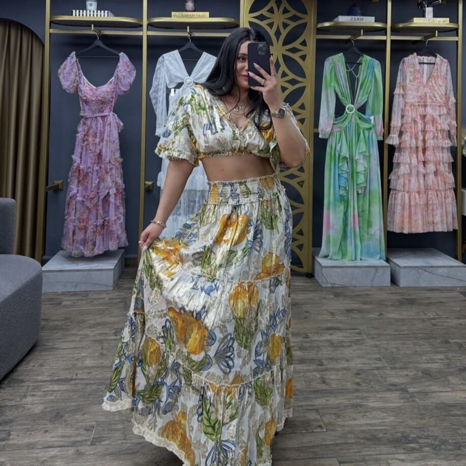 Limonlu Beyaz Takım