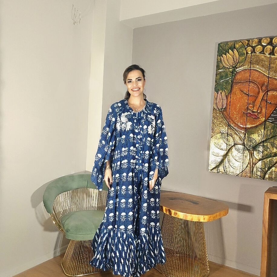 Taş Baskı Takım Mavi