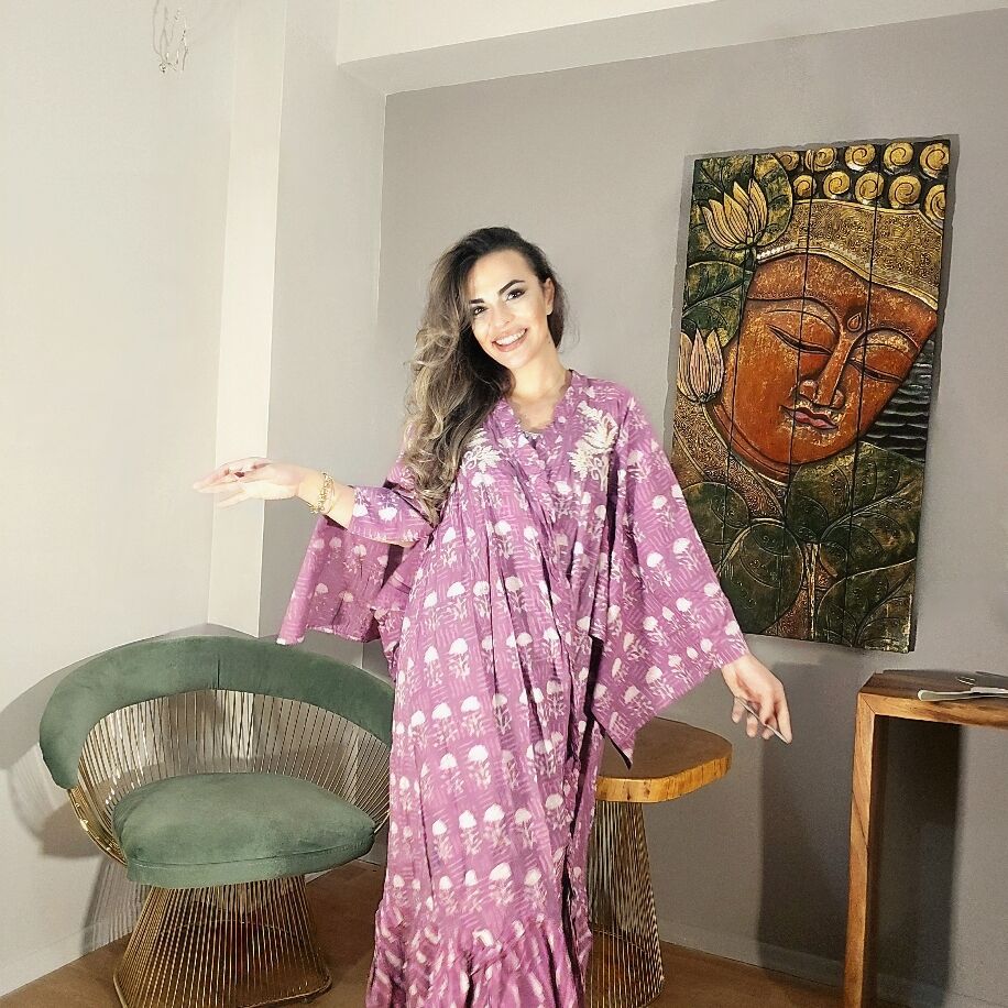 Taş Baskı Takım Pembe