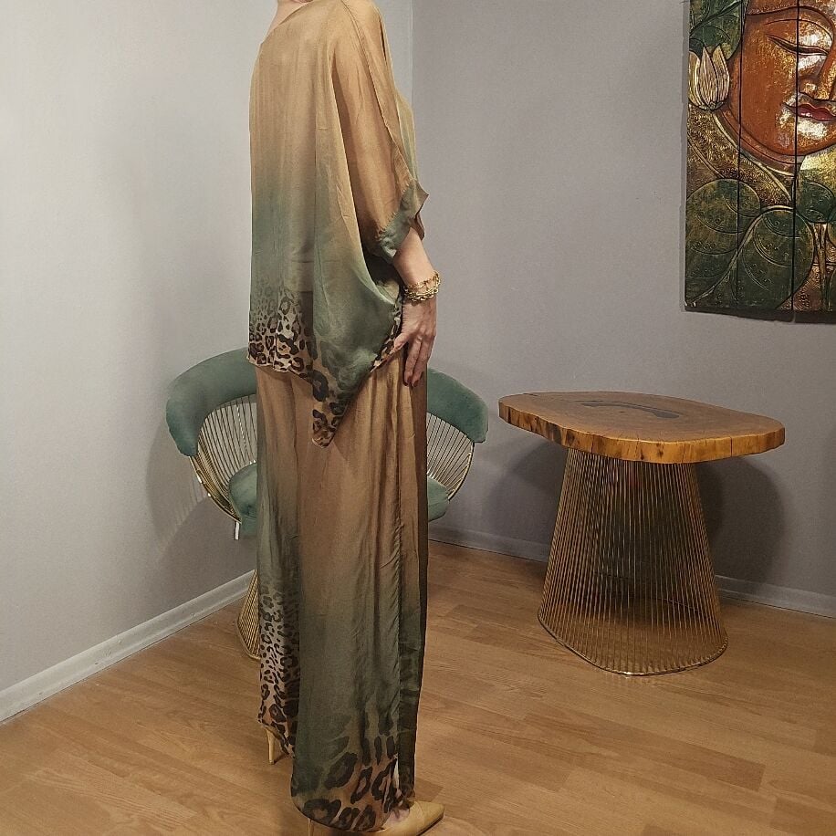 İpek Leopar Takım Vizon