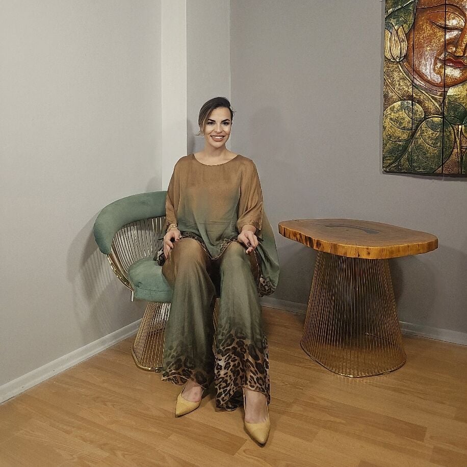 İpek Leopar Takım Vizon