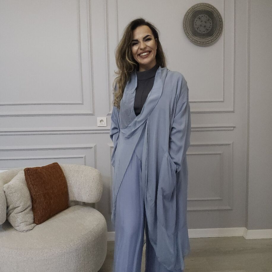 İtalyan Kaplı Takım Mavi