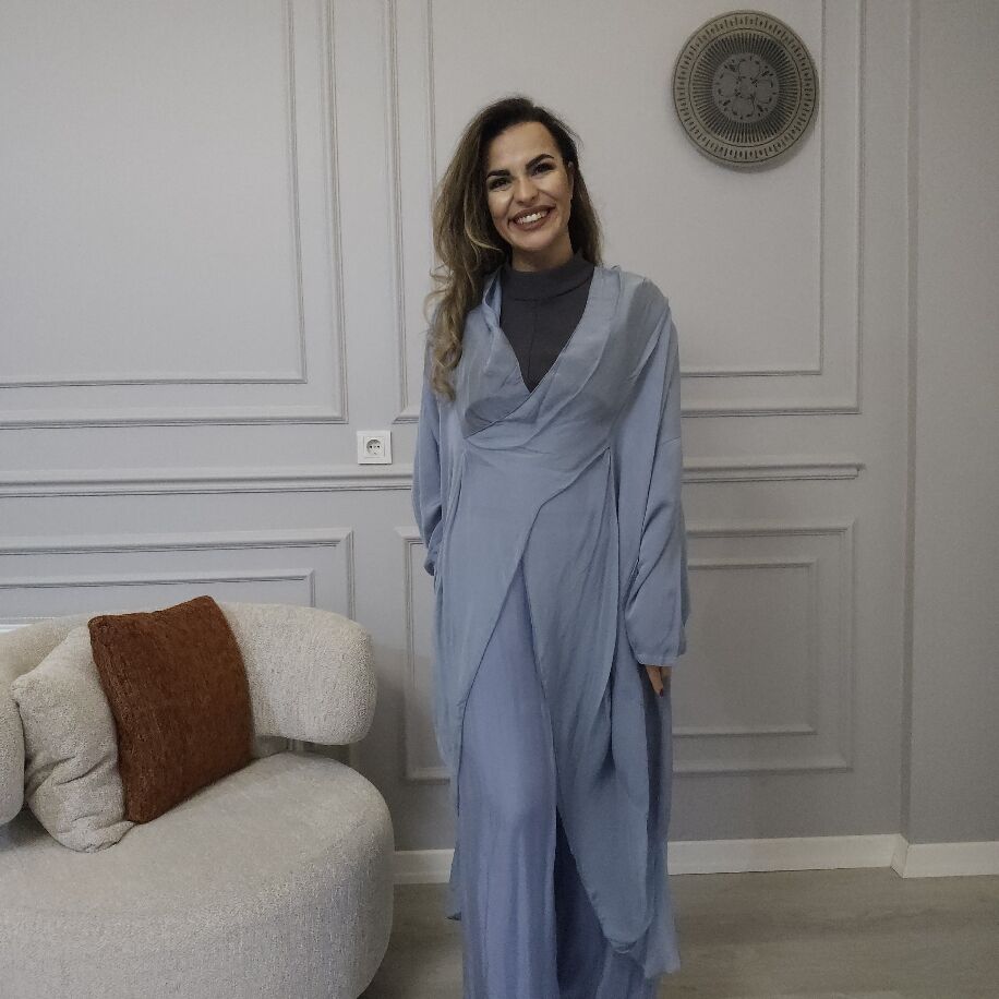 İtalyan Kaplı Takım Mavi