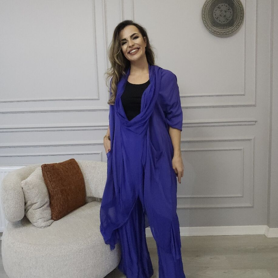 İtalyan Kaplı Takım Mor