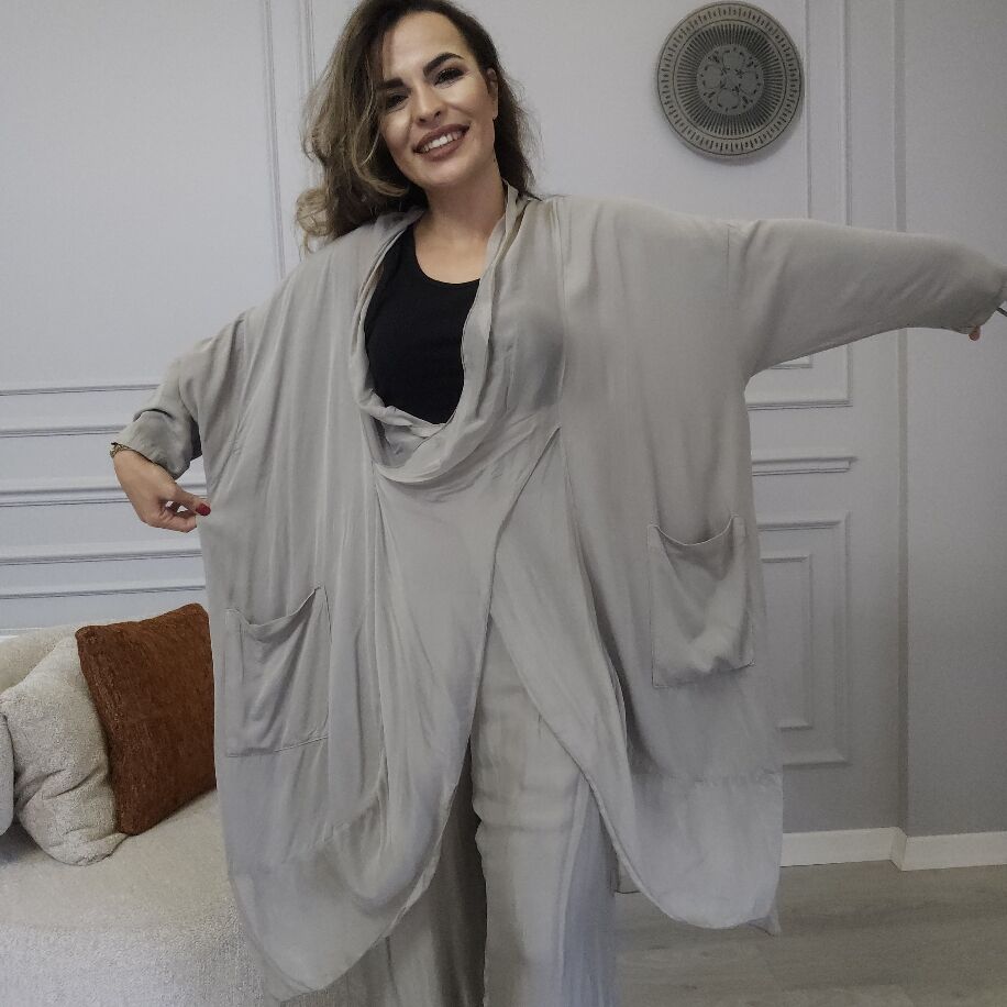 İtalyan Kaplı Takım Bej