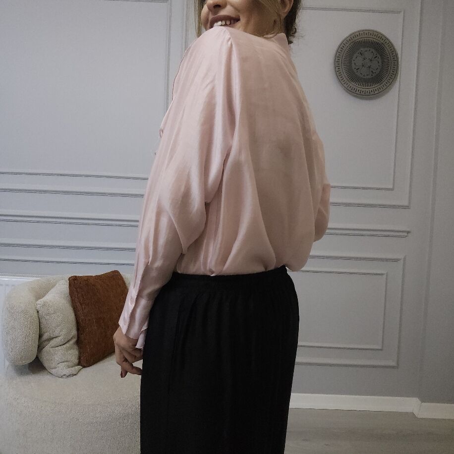 İtalyan Fırfırlı Gömlek Pembe